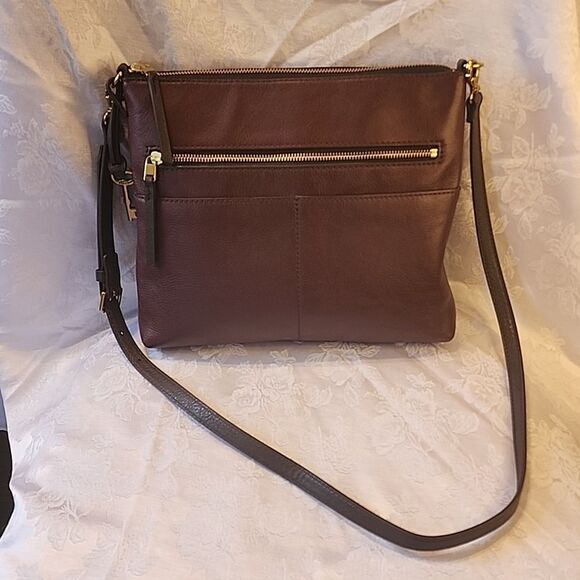 Fossil Handbags - Fossil Brown Crossbody Bag